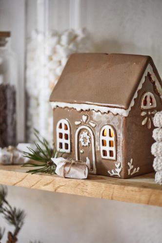Ljuslykta - Hus - Pepparkakshus - Liten - www.frokenfraken.se