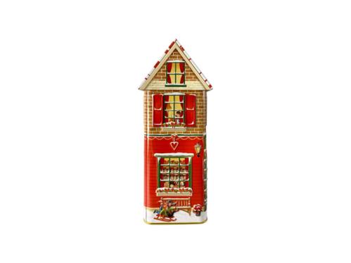 Plåtburk - Hus - 14 x 7,5 x 21 cm - www.frokenfraken.se