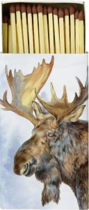 Tändsticksask - Moose Blue - 11 cm - www.frokenfraken.se