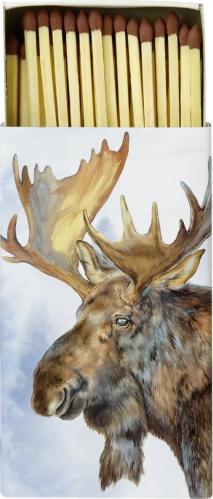 Tändsticksask - Moose Blue - 11 cm - www.frokenfraken.se
