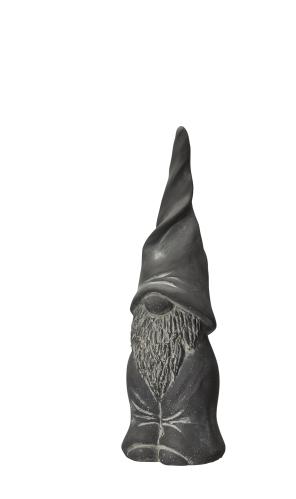 Tomte Niklas - Betong/Svart - 10 x 32 cm - www.frokenfraken.se