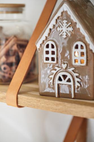 Ljuslykta - Hus - Pepparkakshus - Liten - www.frokenfraken.se