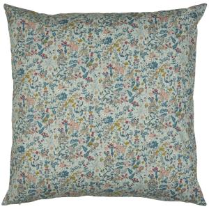 Kuddfodral - Blommig Blå - 60 cm - www.frokenfraken.se
