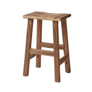 Barstol - Pall - Rustik Trä - Brun - 2-pack - 64 cm - www.frokenfraken.se