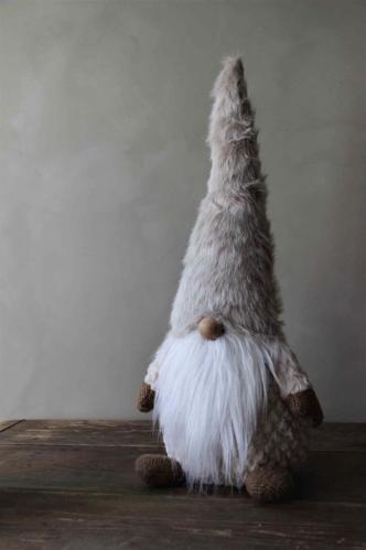 Tomte - Santa Frosty - Beige - 61 cm - www.frokenfraken.se