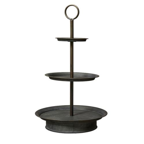 Våningsfat - Grå - 35 x 60 cm - www.frokenfraken.se