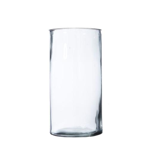 Glasvas/Lykta - Rustik - Klar - Ø13 x 30 cm - www.frokenfraken.se