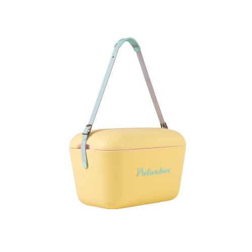 Polarbox Kylväska - Retro - Gul - 20 Liter - www.frokenfraken.se