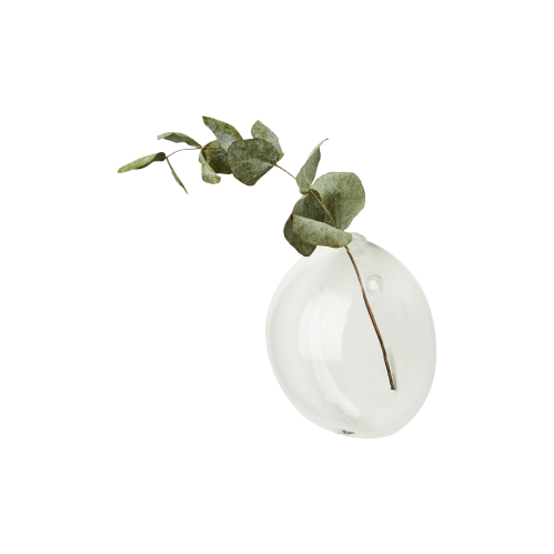 Vas för vägg - Glas boll - D12 cm - www.frokenfraken.se