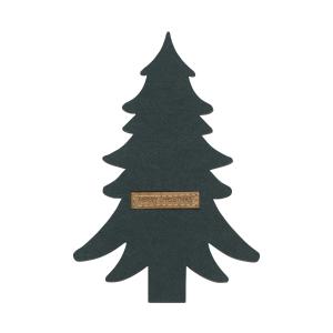 Bestickhållare - 4st Granar - MERRY - GRÖN - 24 CM - www.frokenfraken.se
