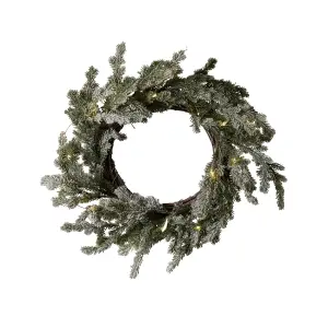 Krans med belysning - Ø50 cm - www.frokenfraken.se