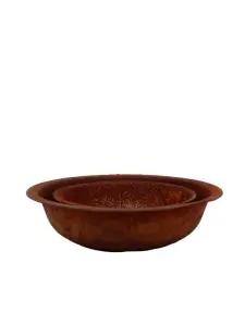 Skål - Rost - Ø29 x 7 cm - www.frokenfraken.se