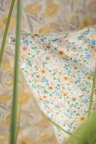Kuddfodral - Blommigt - Grönt - 60 cm - www.frokenfraken.se