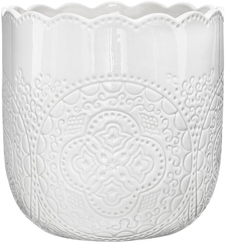 Orient Kruka Vit - 13 cm - www.frokenfraken.se