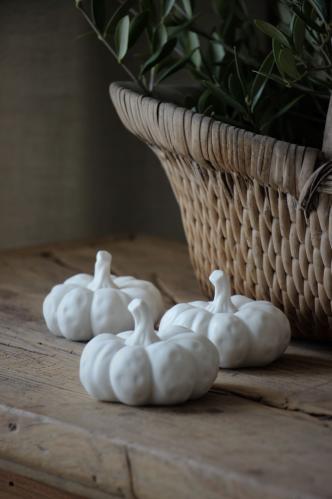 Pumpa - Vit - 8,5 x 8,5 cm - www.frokenfraken.se