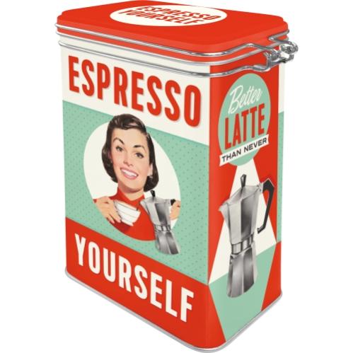 Plåtburk - Kaffeburk - 1,3 L - www.frokenfraken.se
