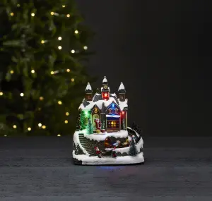 Lysande julby med ett tåg - 22 cm - www.frokenfraken.se