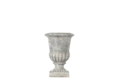 Kruka - Pokal - Grå - 13,5 x 18 cm - www.frokenfraken.se