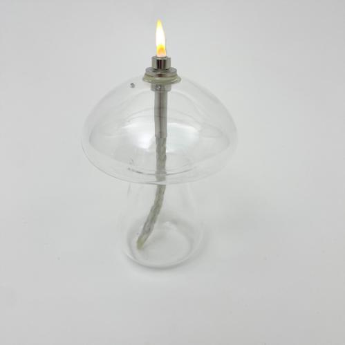 Oljelampa M - Glas - Mushroom - Ø11 x 14 cm - www.frokenfraken.se