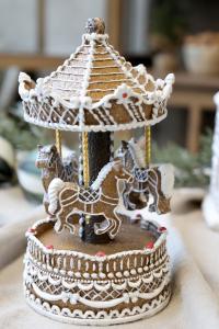 Speldosa - Karusell - Pepparkaka - Ø12 x 22 cm - www.frokenfraken.se