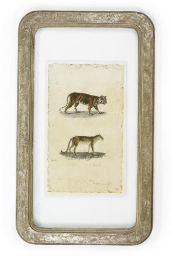 Tavla - Tiger & Leopard - 48 x 28 cm - www.frokenfraken.se