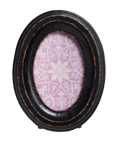 Tavla - Vintage Oval Svart - 22 x 17cm - www.frokenfraken.se