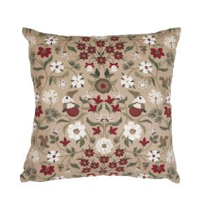 Kuddfodral - JULEFRID - RÖD - 45 X 45 CM - www.frokenfraken.se