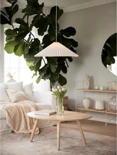 Dora - Taklampa - Vit - Ø60 x 20 cm - www.frokenfraken.se