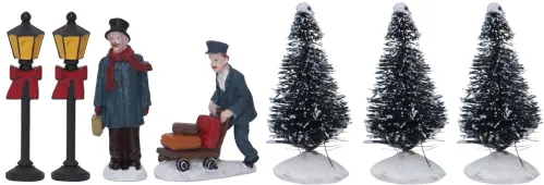 Ljusslinga - Tåg med tågstation - 8 cm - www.frokenfraken.se