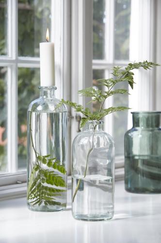 Glasflaska - ALEA - Glas - 11 x 33 cm - www.frokenfraken.se