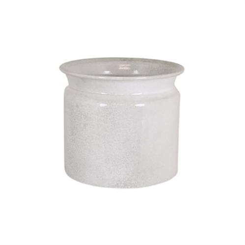 Kruka Floda Antik Vit Liten - Ø 14,5 x 12,5 cm - www.frokenfraken.se