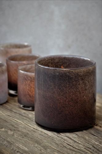 Ljuslykta - Lumiere Coffee - 8,5 x 8 cm - Bidra till Barncancerfonden - www.frokenfraken.se