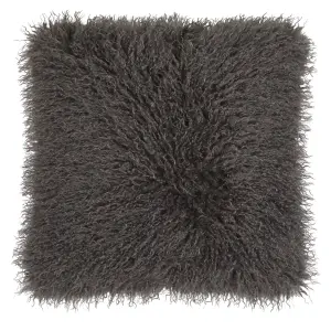 Kuddfodral - CURLY - GRÅ - 48 X 48 CM - www.frokenfraken.se
