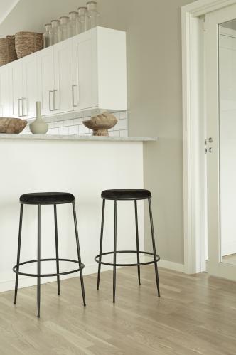 Barstol - Pall - Antik/Svart - 45 x 72 cm - www.frokenfraken.se