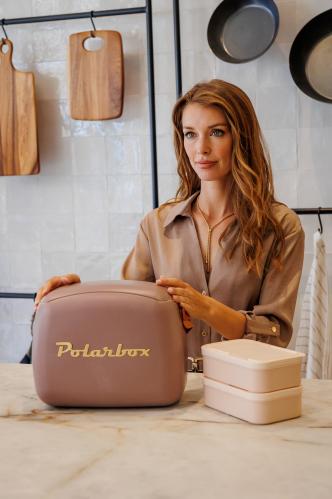 Polarbox Kylväska - 2st matlådor - Retro - Gul - 6 Liter - www.frokenfraken.se