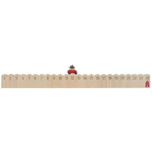 Julkalender 1-24 - Kör bil till rätt datum - 50 cm - www.frokenfraken.se