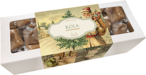 Kola i ask - Pepparkaka - 200g - 17 x 6 cm - www.frokenfraken.se