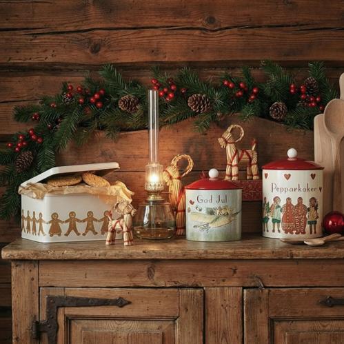 Plåtburk - Pepparkaksburk - 18 x 18 x 10cm - www.frokenfraken.se