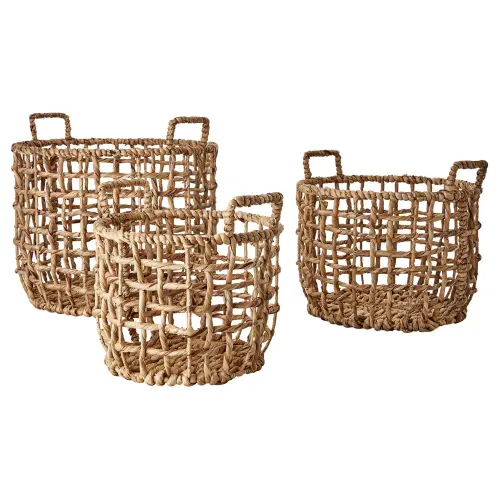 Korgar - 3 storlekar - Natur - Ø30 x 31 cm - www.frokenfraken.se