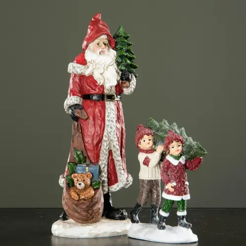Julpynt - Barnen hämtar Granen -14 cm - www.frokenfraken.se