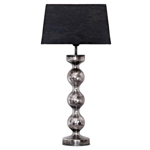 Lampfot - Zinkfärgat glas - 55 cm - www.frokenfraken.se