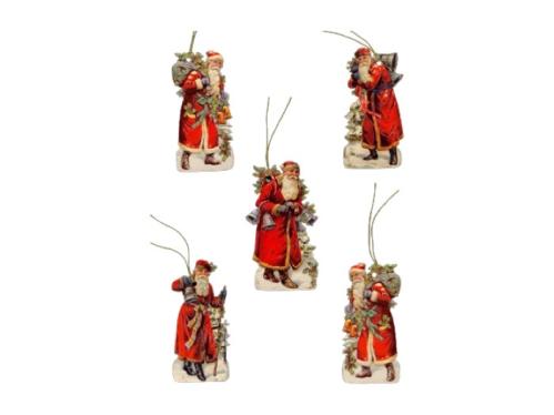 Juletiketter - Tomte - 5 st - 9 x 5 cm - www.frokenfraken.se