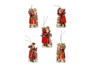 Juletiketter - Tomte - 5 st - 9 x 5 cm - www.frokenfraken.se