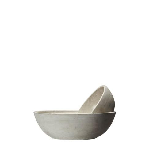 Skål - Siri Grå - 2st - 20/29 x 8/9 cm - www.frokenfraken.se