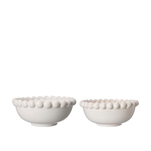 Skål - Liten - Vit - Ø19,5 x 22 x 19 cm - www.frokenfraken.se