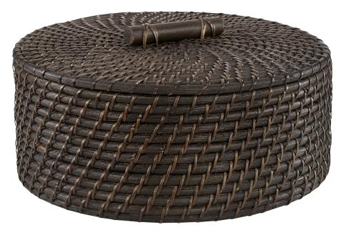 AMAZON bread basket w lid deep brown - www.frokenfraken.se