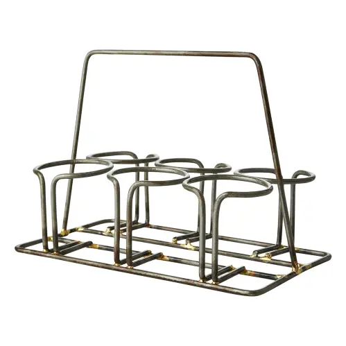 Stativ för muggar M - Costa - Metall Grå - 21 x 13 x 15 cm - www.frokenfraken.se