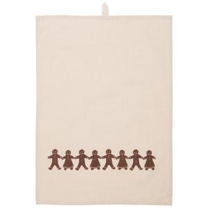 Kökshandduk - Pepparkakor - Brun - www.frokenfraken.se