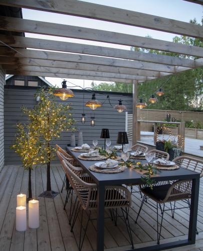 Batteriljus LED - Flamme - 27,5 cm - Utomhus - www.frokenfraken.se