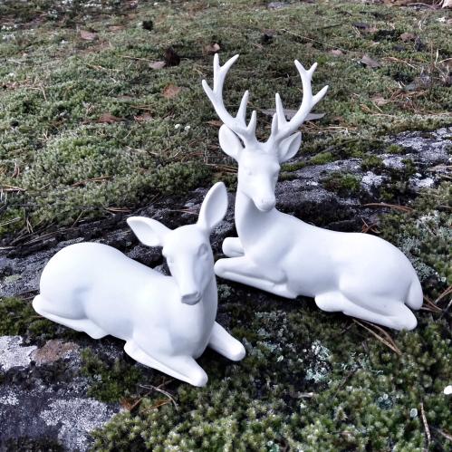 Rådjurs par liggande - www.frokenfraken.se